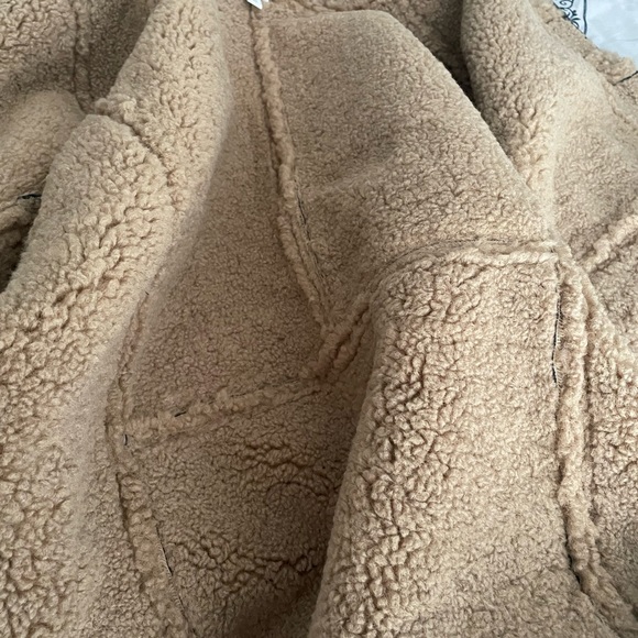 Like new Topshop heavy weight vegan leather coat in medium - Picture 11 of 13